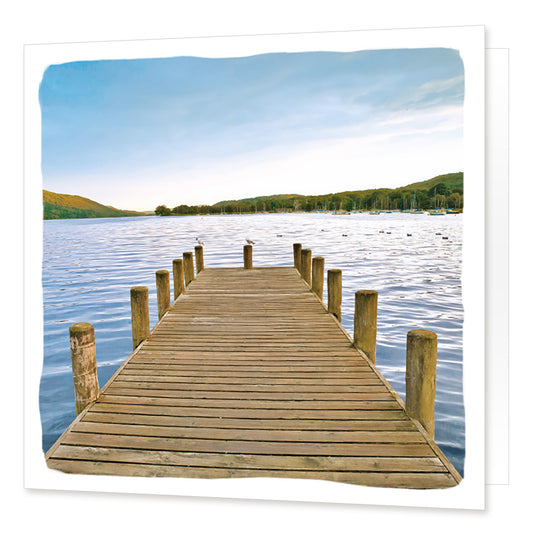 Coniston Water Greetings Card