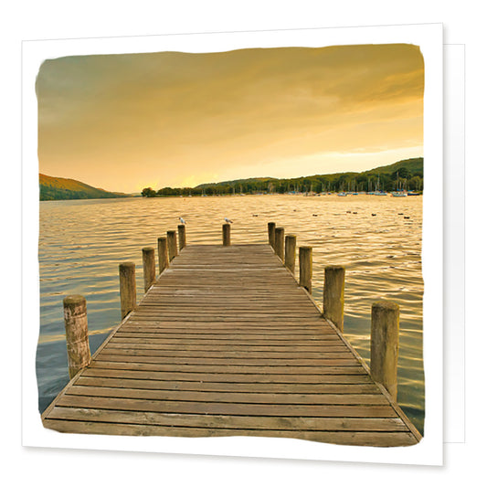 Coniston Water Greetings Card