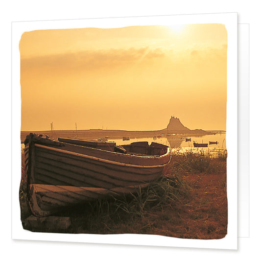 Lindisfarne Castle Greetings Card