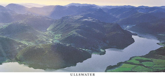 Ullswater from the air postcard | Great Stuff from Cardtoons