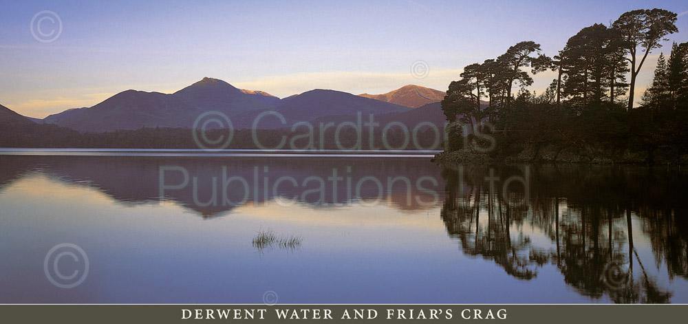 Derwent Water & Friar's Crag postcard | Great Stuff from Cardtoons