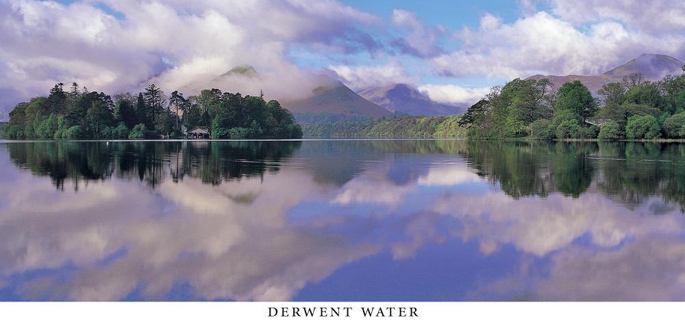 Derwent Water reflections postcard | Great Stuff from Cardtoons