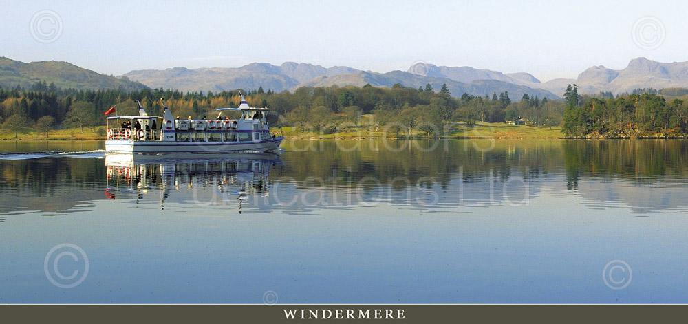 Cruising on Lake Windermere postcard | Great Stuff from Cardtoons