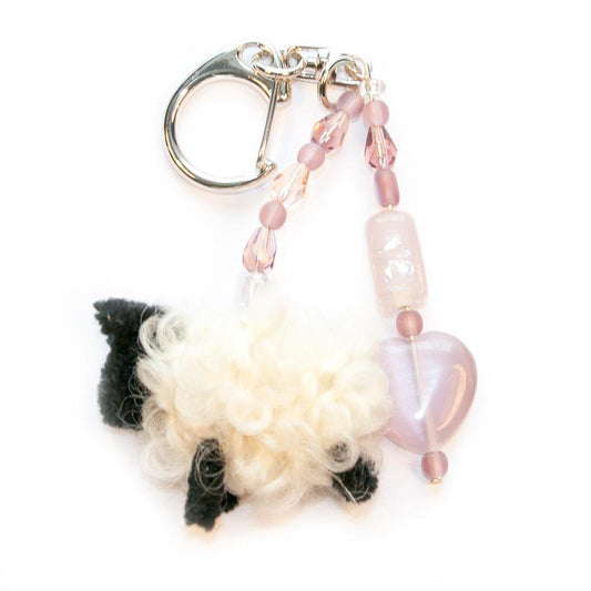 Sheepy Things Wensleydale Handbag Charm by Cardtoons