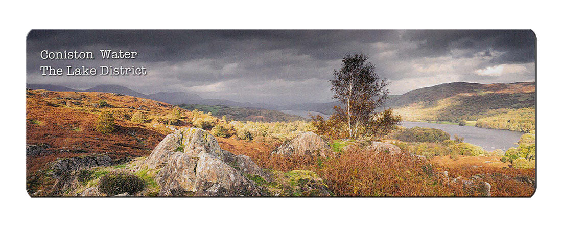 Coniston Water panoramic fridge magnet | Great Stuff from Cardtoons