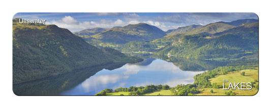 Ullswater from Gowbarrow panoramic fridge magnet | Great Stuff from Cardtoons