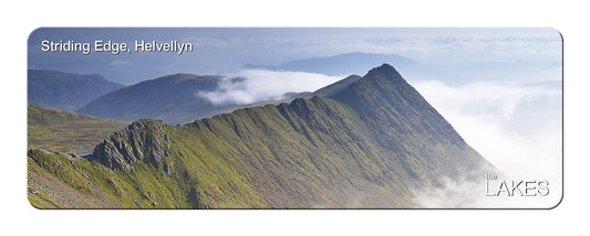 Striding Edge Helvellyn panoramic fridge magnet | Great Stuff from Cardtoons