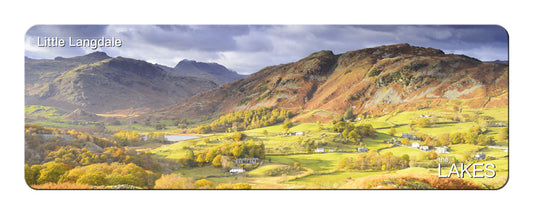 Little Langdale panoramic fridge magnet | Great Stuff from Cardtoons