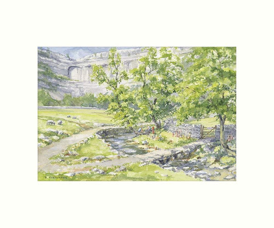 Malham Cove art print - Great Stuff from Cardtoons