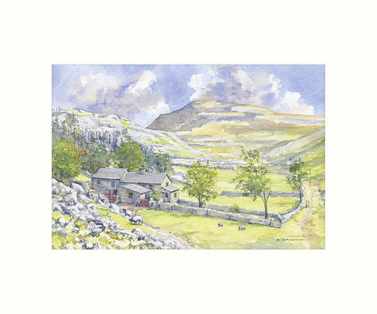 Ingleborough art print - Great Stuff from Cardtoons