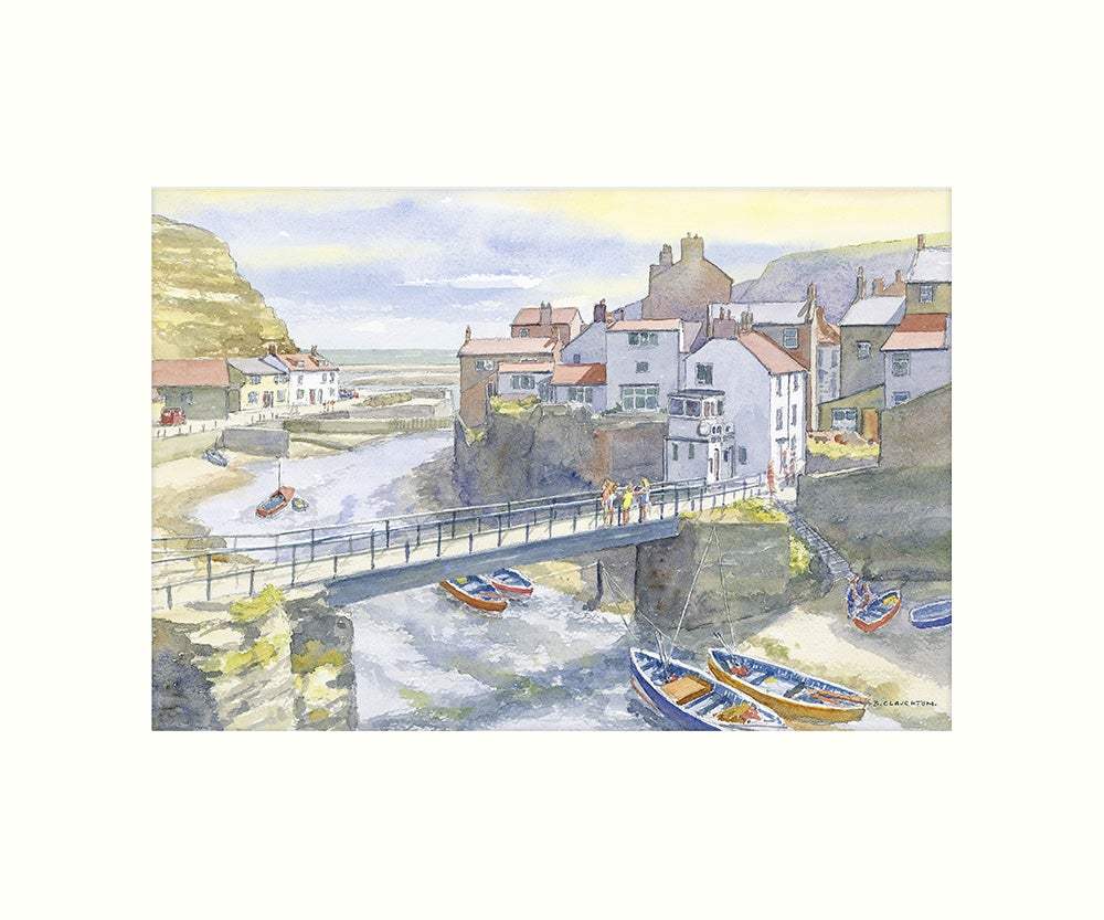 Staithes art print - Great Stuff from Cardtoons