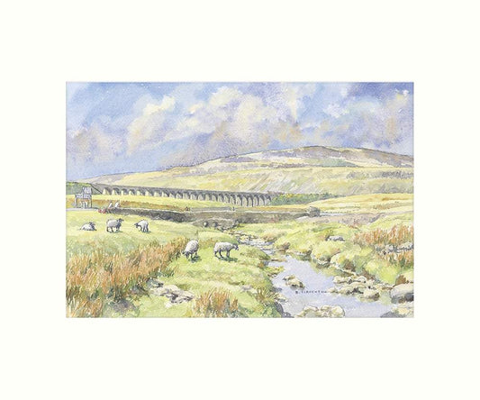 Ribblehead Viaduct art print - Great Stuff from Cardtoons