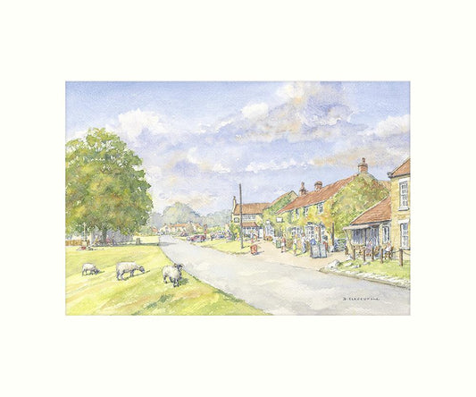 Hutton-le-Hole art print | Great Stuff from Cardtoons