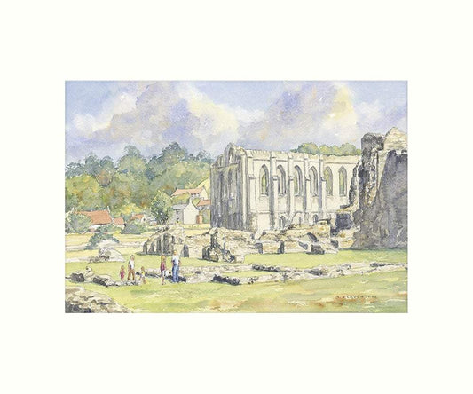 Rievaulx Abbey art print - Great Stuff from Cardtoons