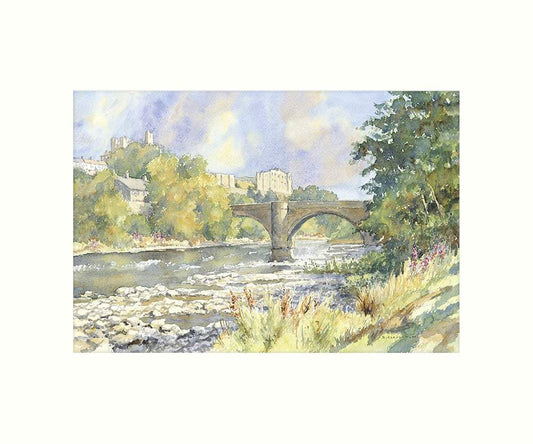 Richmond Castle art print - Great Stuff from Cardtoons