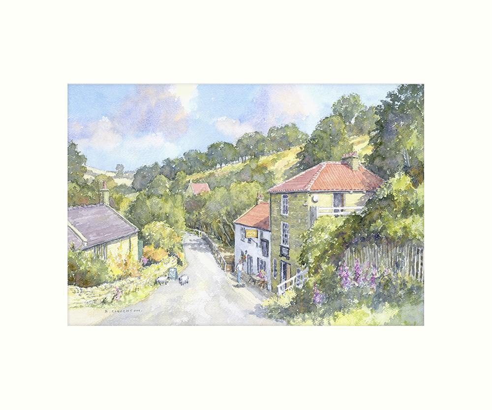 Beck Hole, Goathland art print | Great Stuff from Cardtoons