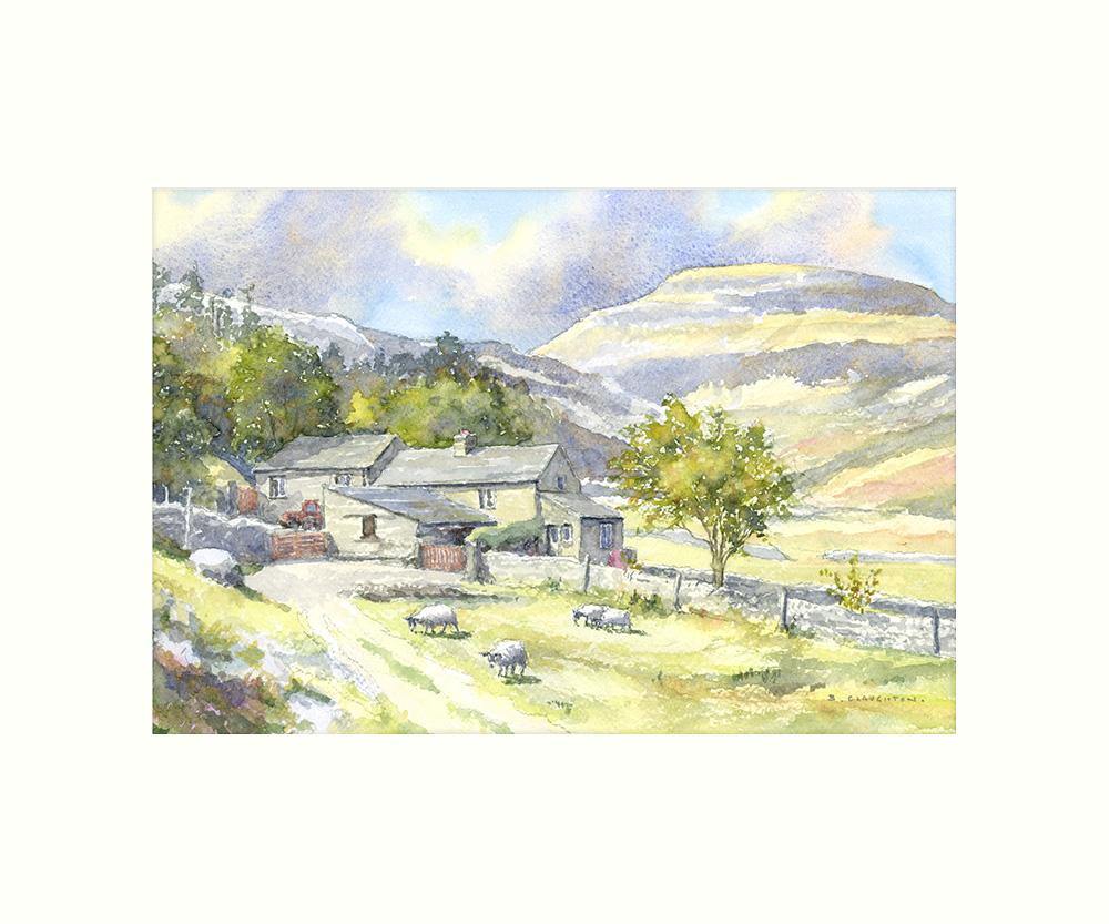 Ingleborough art print - Great Stuff from Cardtoons