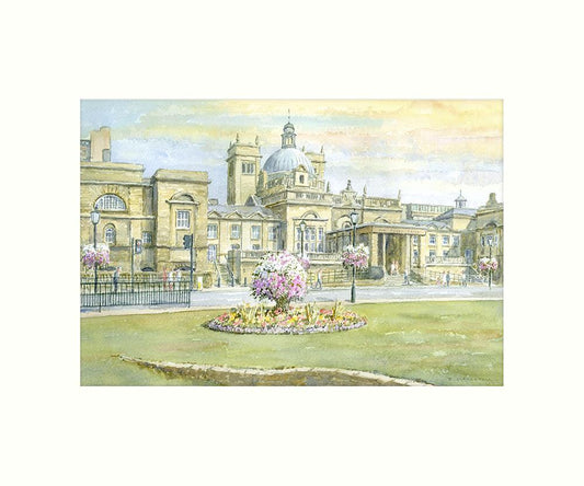 Royal Baths, Harrogate art print - Great Stuff from Cardtoons