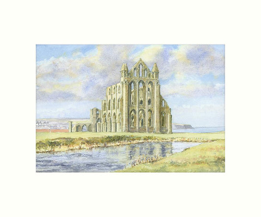 Whitby Abbey art print - Great Stuff from Cardtoons