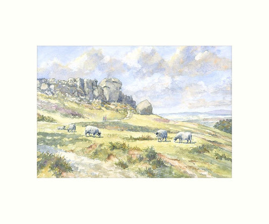 Ilkley Moor art print - Great Stuff from Cardtoons