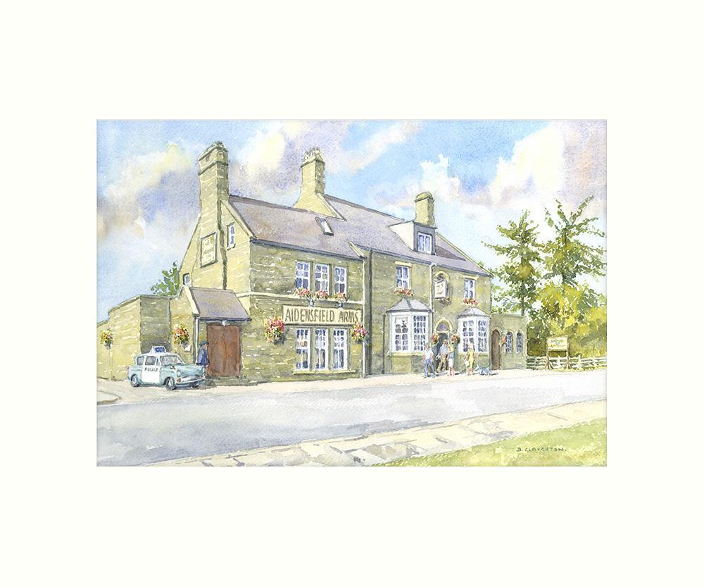 Aidensfield Arms Art Print | Great Stuff from Cardtoons